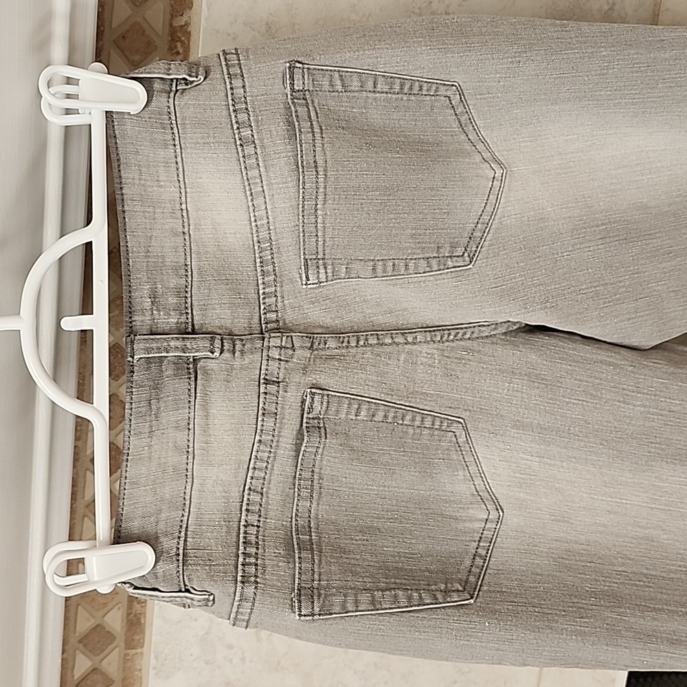 🖤🩶 BOSTON PROPER Gray Embellished JEANS 🩶🖤 - Picture 8 of 11